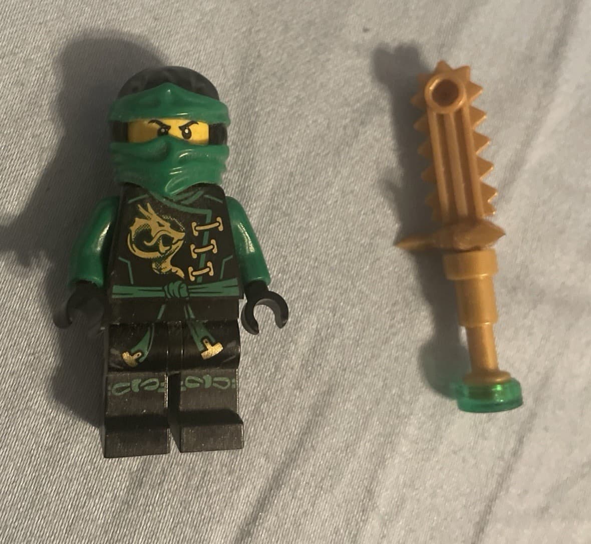 Listing photo for LEGO Ninjago Green Ninja (Golden Weapon Included)