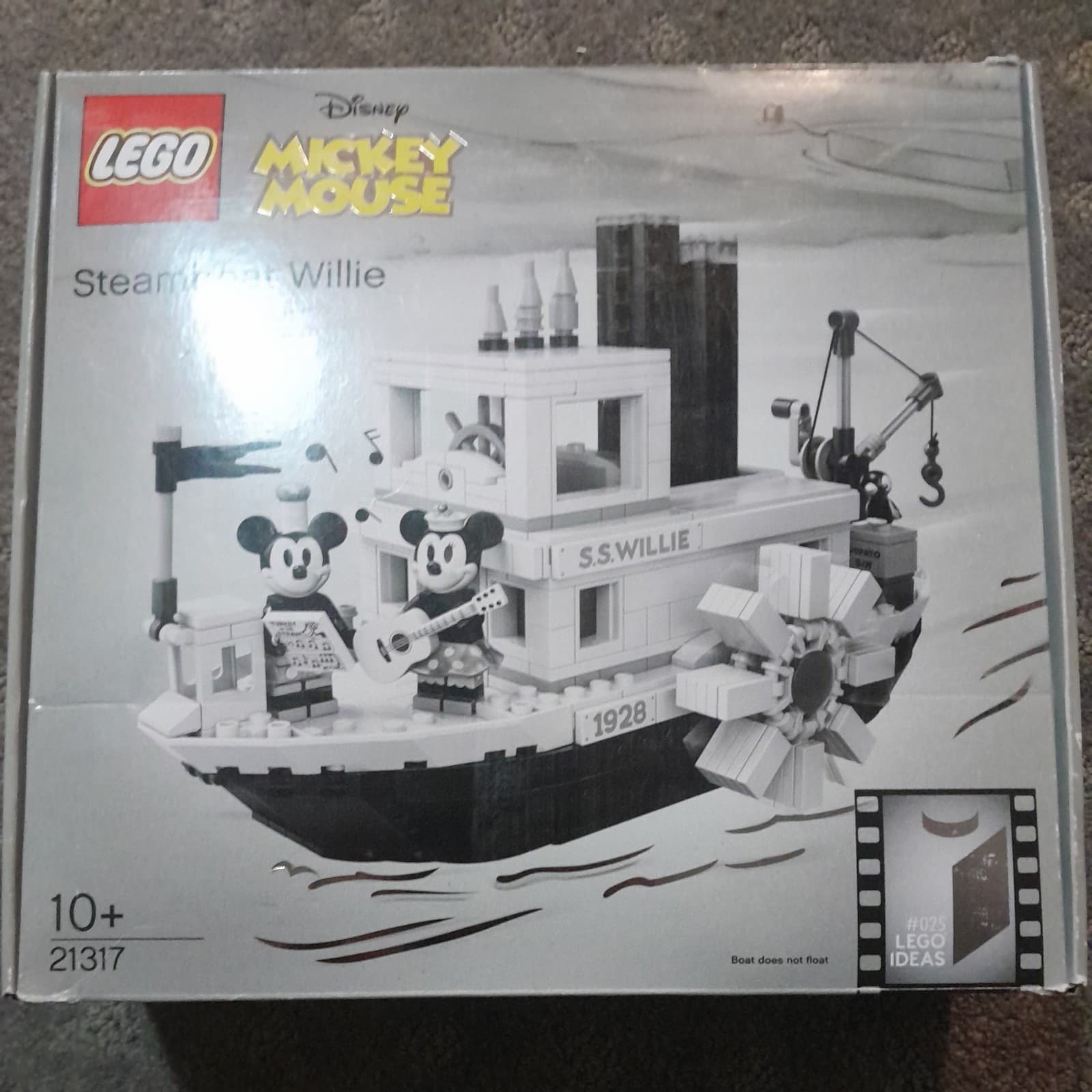 Listing photo for LEGO Ideas Disney 21317 Steamboat Willie Mickey Minnie 751pcs Limited Box